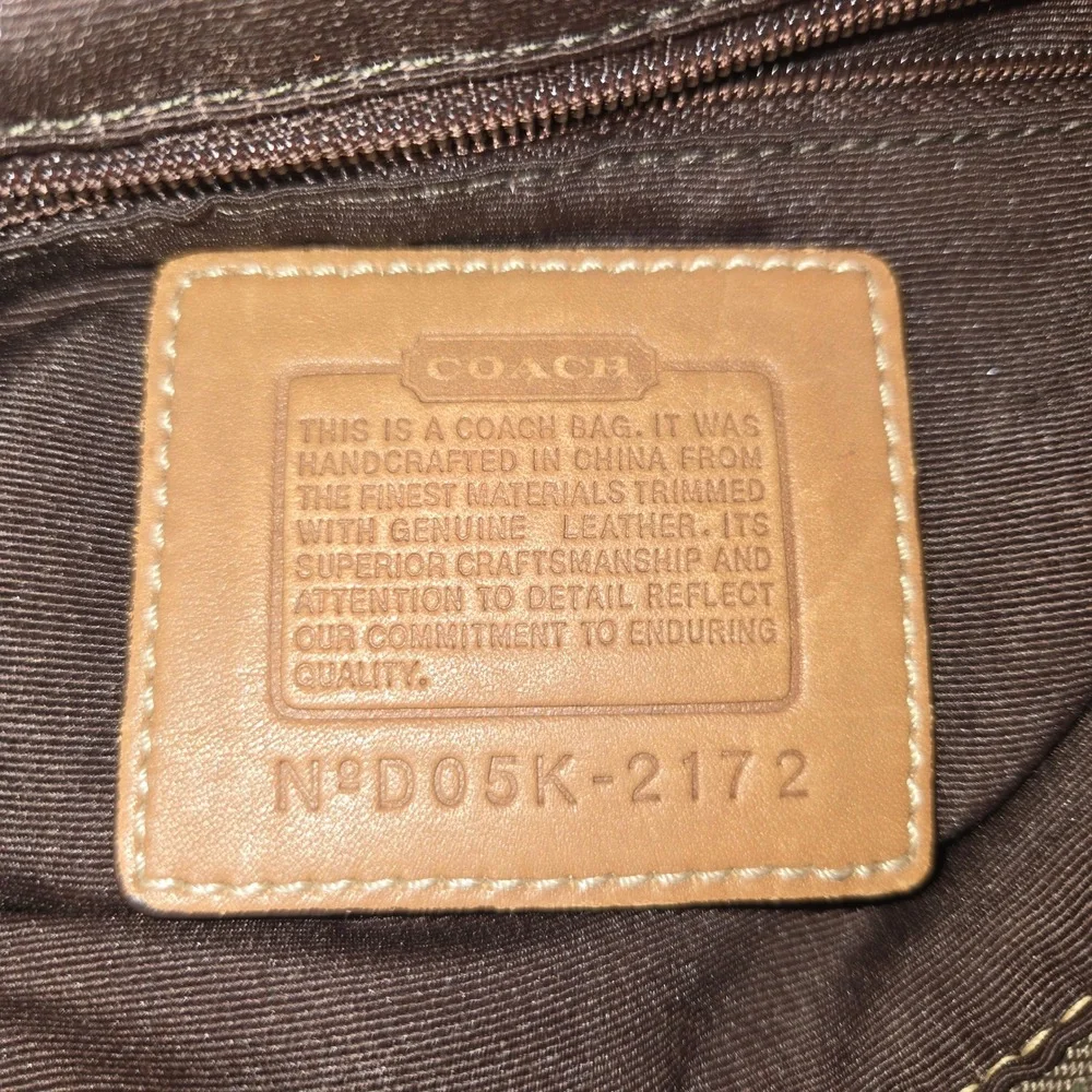 Coach signature canvas